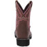 Фото #3 товара Justin Boots Gemma Embroidered Round Toe Cowboy Booties Womens Brown Casual Boot