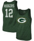 Фото #1 товара Men's Aaron Rodgers Green Green Bay Packers Name Number Tri-Blend Tank Top