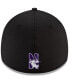 ფოტო #5 პროდუქტის Men's Black Northwestern Wildcats Campus Preferred 39Thirty Flex Hat