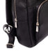 Women´s leather backpack 9026 Black