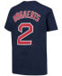ფოტო #2 პროდუქტის Big Boys Xander Bogaerts Navy Boston Red Sox Player Name and Number T-shirt