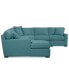 Фото #11 товара Radley Fabric 6-Piece Chaise Sectional with Wedge, Created for Macy's