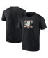 Фото #1 товара Men's Black Anaheim Ducks Primary Logo T-Shirt