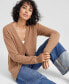 ფოტო #1 პროდუქტის Women's 100% Cashmere Cardigan, Created for Macy's, Regular & Petites