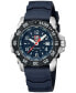 ფოტო #2 პროდუქტის Men's Swiss Navy Seal RSC Blue Rubber Strap Watch 45mm