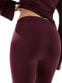 Фото #5 товара ASOS DESIGN slinky trouser co ord in wine