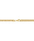 Фото #3 товара Polished Woven Link 17" Chain Necklace in 14k Gold