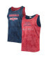 Фото #1 товара Men's Red St. Louis Cardinals Floral Reversible Mesh Tank Top