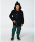 Toddler Boys Sherpa Overshirt With Pocket Black - Toddler|Child