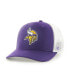 Фото #1 товара Men's Purple and White Minnesota Vikings Trophy Trucker Flex Hat