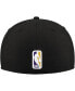 Фото #3 товара Men's Black Golden State Warriors Blackout Shadow Logo 59FIFTY Fitted Hat