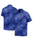 ფოტო #1 პროდუქტის Men's Royal Chicago Cubs Bahama Coast Luminescent Fronds Island Zone Button-Up Camp Shirt