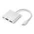 Фото #2 товара Renkforce RF-4366444 - USB 3.2 Gen 1 (3.1 Gen 1) Type-C - White - HDMI - USB 3.2 Gen 1 (3.1 Gen 1) Type-A - USB 3.2 Gen 1 (3.1 Gen 1) Type-C