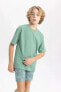 Erkek Çocuk T-shirt B5927a8/gn86 Lt.green