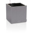 LECHUZA Canto Stone Cube 30 Blumentopf - LED-Komplettset, steingrau