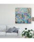 Фото #3 товара Sue Davis Purple Garden Abstract Modern Canvas Art - 27" x 33"