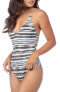 Women's La Blanca Strappy Back One-Piece Swimsuit, Size 6 - Black 150059