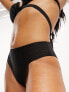 Фото #2 товара Ivory Rose Fuller Bust mix & match high waist bikini bottom in black