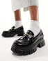 Фото #3 товара ASOS DESIGN Magnus chunky loafers in black patent