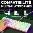 Фото #5 товара Gaming-Tastatur THE G-LAB KEYZ-HYDROGEN-W/FR 60 % weie Membran