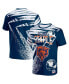 ფოტო #2 პროდუქტის Men's NFL X Staple Navy Chicago Bears Team Slogan All Over Print Short Sleeve T-shirt