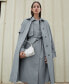 Фото #7 товара Women's Belted Cotton Trench Coat