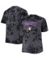 Фото #1 товара Men's Black Philadelphia 76ers Big and Tall Marble Dye Tonal Performance T-shirt