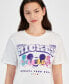 ფოტო #3 პროდუქტის Juniors' Mickey Mouse Crewneck T-Shirt