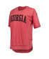 Фото #3 товара Women's Red Georgia Bulldogs Arch Poncho T-shirt