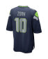 Футболка Nike Seattle Seahawks Jim Zorn College Navy (игровой, для мужчин) 2XL - фото #2