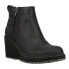 Фото #2 товара TOMS Raven Zippered Wedge Womens Black Casual Boots 10018935T