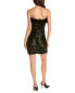 Isla Ciel Off-The-Shoulder Mini Dress Women's Black S