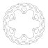 MOTO-MASTER Flame TM Racing 110263 Rear Brake Disc