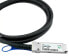 Фото #2 товара BlueOptics 100G-QSFP-QSFP-P-00501-BL - 0.5 m - QSFP28 - QSFP28 - Male/Male - Black - Silver - 100 Gbit/s