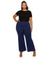 Plus Size Blake Pintuck Pants Синий, 3X - фото #1