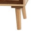 Мебель для прихожей с ящиками SASHA 80 x 33 x 94 cm Натуральный Деревянный Кремовый ротанг