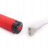 Mini-Vibrator aus Silikon 9.5 cm rot