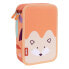 Фото #2 товара MILAN Filled Double Decker Pencil Case Fun Animals Special Series