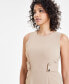 Women's Tab-Waist Sheath Dress