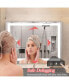 Фото #8 товара LED Bathroom Mirror 48 X 36 Inch With Lights, Anti-Fog & Dimming LED Bathroom Vanity Mirror