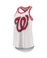 Фото #1 товара Women's White Washington Nationals Tater Racerback Tank Top