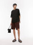 Topman – Mehrlagiges T-Shirt aus Mesh in Oversize-Passform