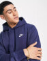 Фото #3 товара Nike Club unisex hoodie in navy