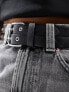 Фото #7 товара ASOS DESIGN double buckle low waist jeans belt