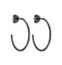 Black hoop earrings TJE0326/330/334/338