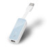 Фото #2 товара TP-LINK UE200 - Wired - USB - Ethernet - 100 Mbit/s - Blue,White
