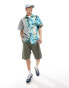 Фото #1 товара Kavu short sleeve tie dye shirt in blue