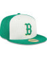 Фото #2 товара Men's White/Green Boston Red Sox 2024 St. Patrick's Day 59FIFTY Fitted Hat