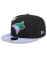 Фото #3 товара Men's Black/Purple Toronto Blue Jays Grape Big League Chew Flavor Pack 9FIFTY Snapback Hat