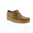 Фото #3 товара Clarks Wallabee 26168852 Mens Brown Suede Oxfords & Lace Ups Casual Shoes